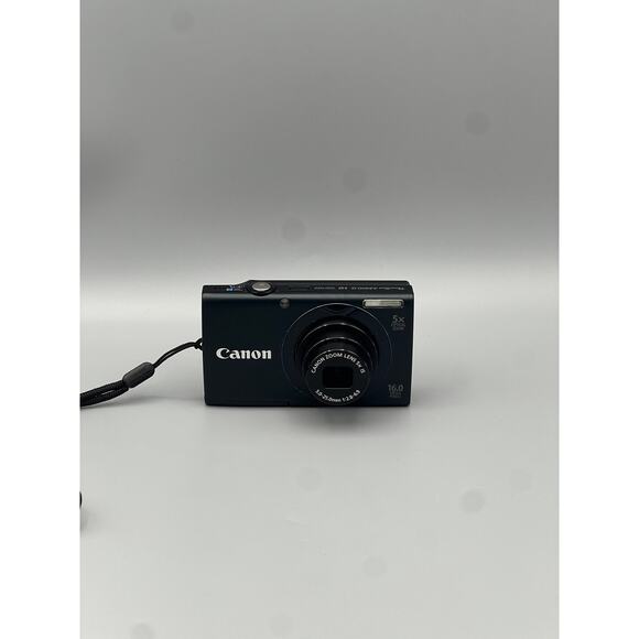 Canon PowerShot A3400 IS Digital Camera | 16MP | Black Metal Finish - Picture 2 of 5